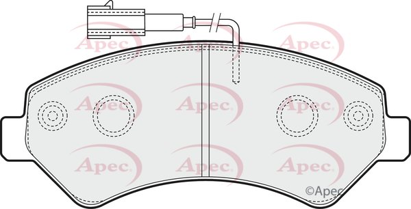 APEC braking PAD1575