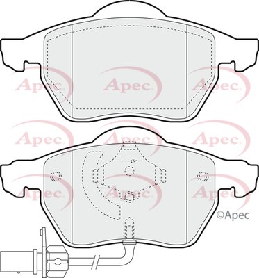 APEC braking PAD1234