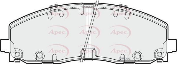 APEC braking PAD1880
