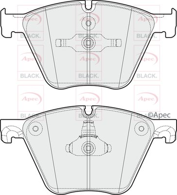 APEC braking PAD1744B APEC braking PAD1744B