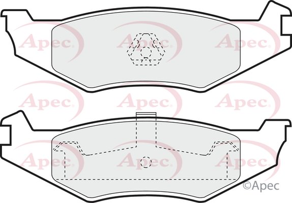 APEC braking PAD1048