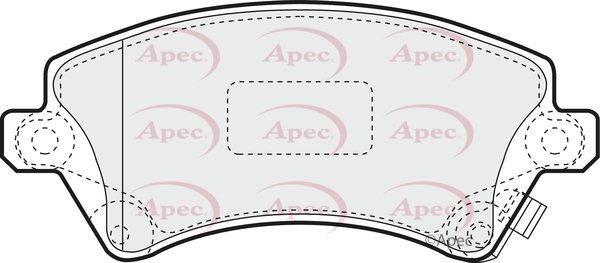 APEC braking PAD1223 APEC braking PAD1223