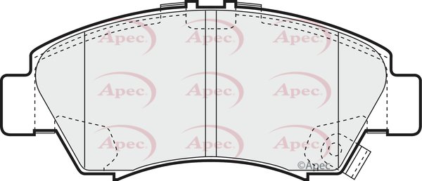 APEC braking PAD1140