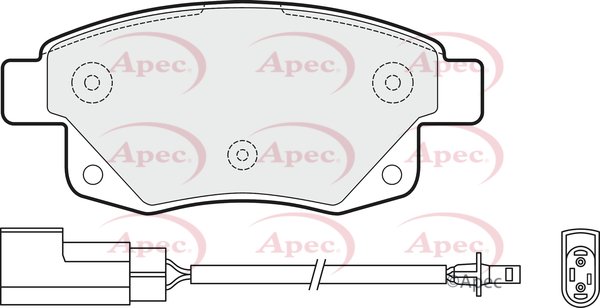 APEC braking PAD1477