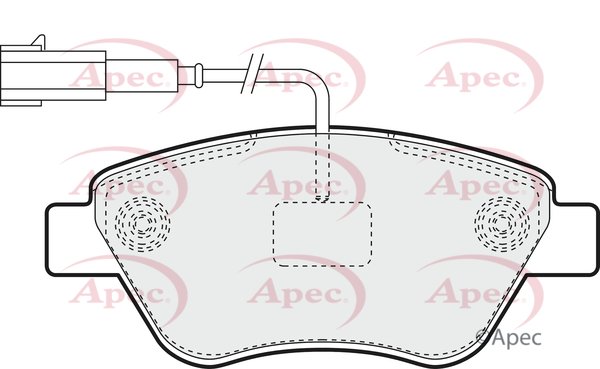 APEC braking PAD1400