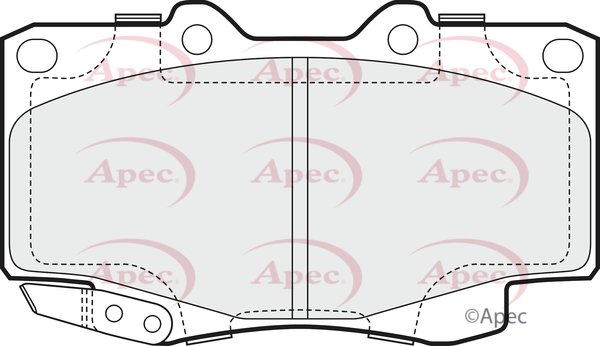 APEC braking PAD1600