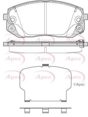 APEC braking PAD2348