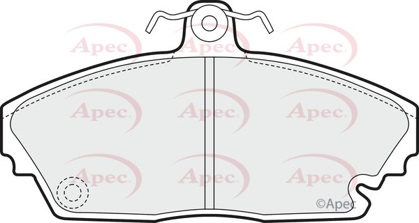 APEC braking PAD1437 APEC braking PAD1437
