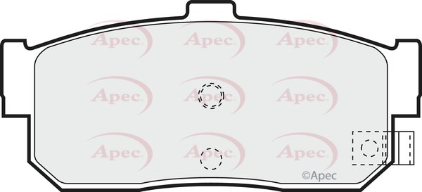 APEC braking PAD842