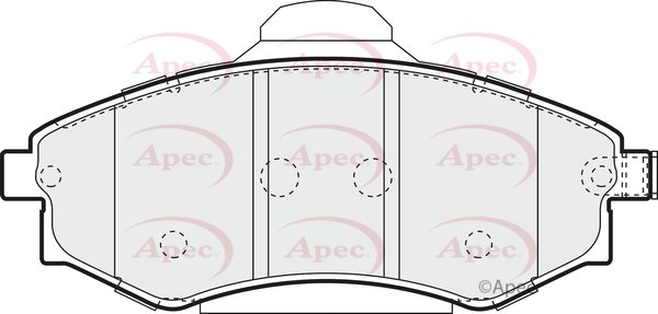 APEC braking PAD1288