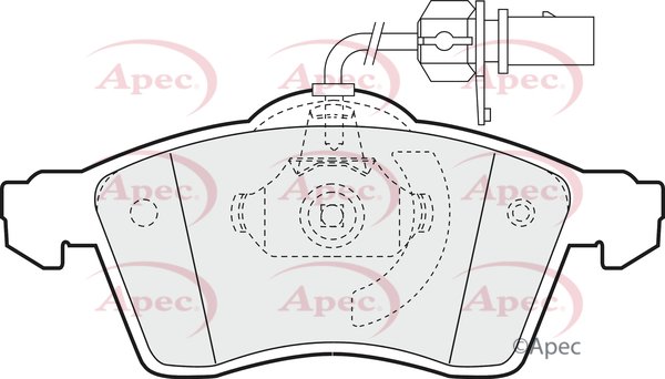 APEC braking PAD1182
