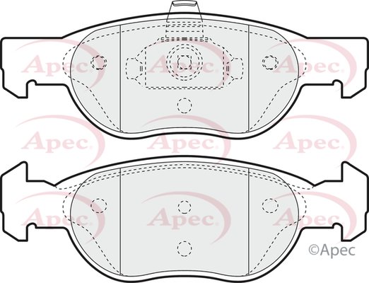 APEC braking PAD1142