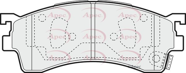 APEC braking PAD1100