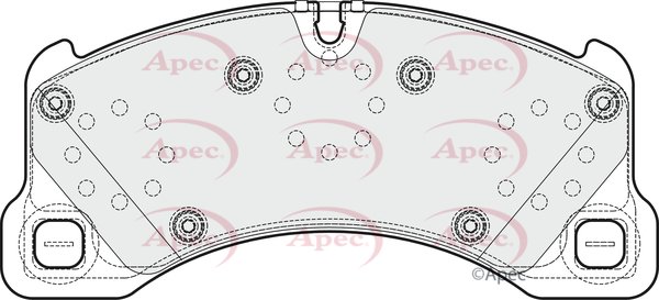 APEC braking PAD1670