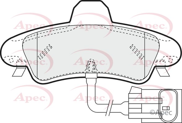 APEC braking PAD1291