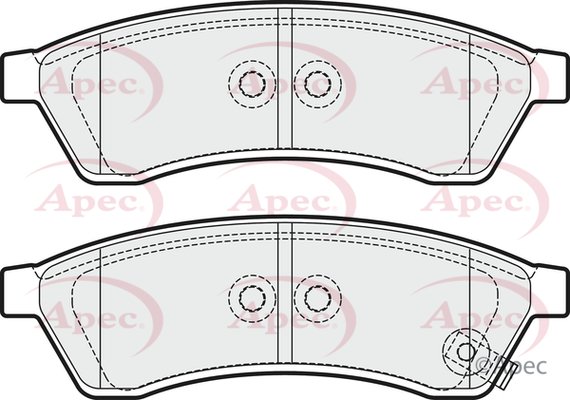 APEC braking PAD1672