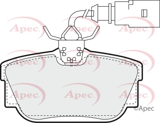 APEC braking PAD1215