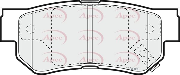 APEC braking PAD1121