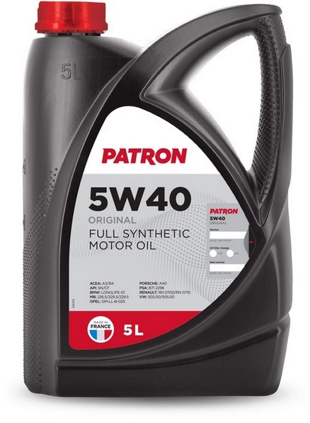 PATRON 5W40 5L ORIGINAL PATRON 5W40 5L ORIGINAL