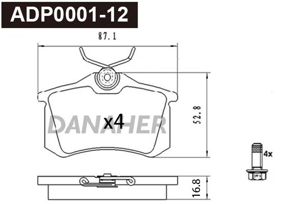 DANAHER ADP0001-12