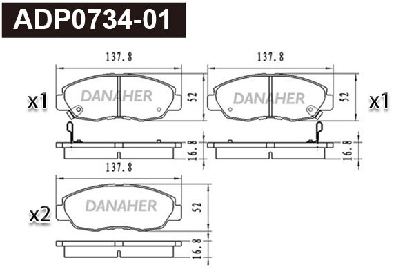 DANAHER ADP0734-01