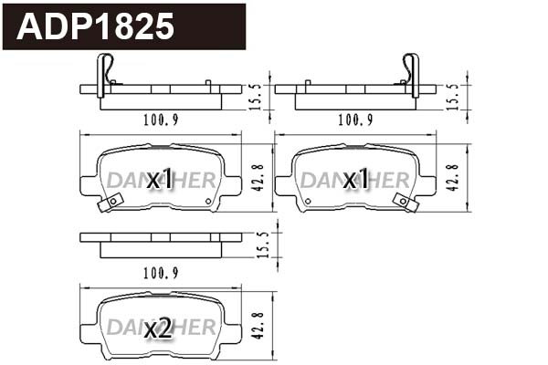DANAHER ADP1825