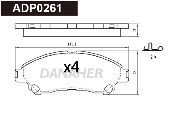DANAHER ADP0261