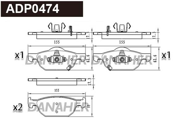 DANAHER ADP0474 DANAHER ADP0474