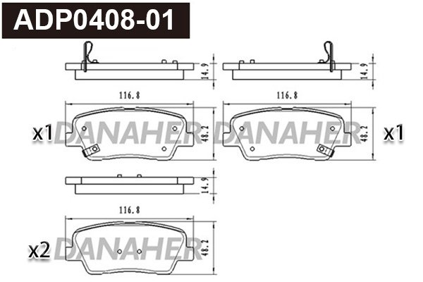 DANAHER ADP0408-01