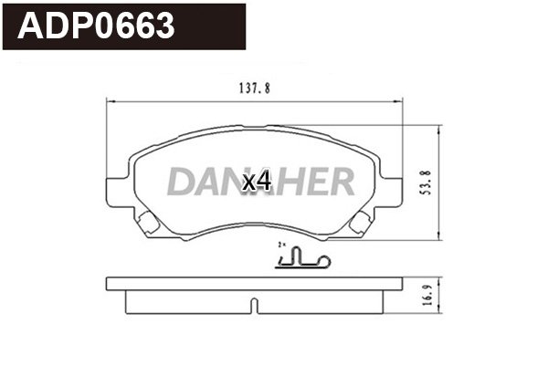 DANAHER ADP0663
