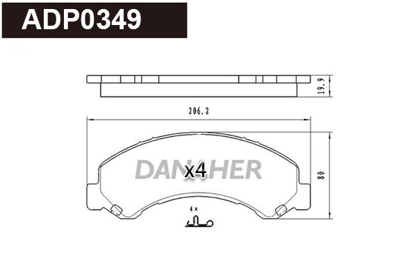 DANAHER ADP0349