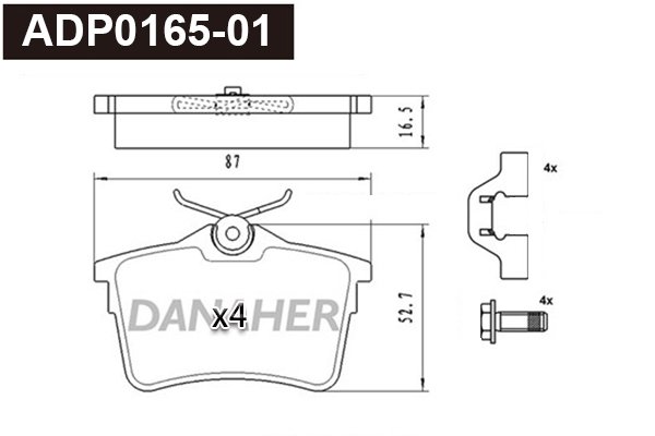 DANAHER ADP0165-01