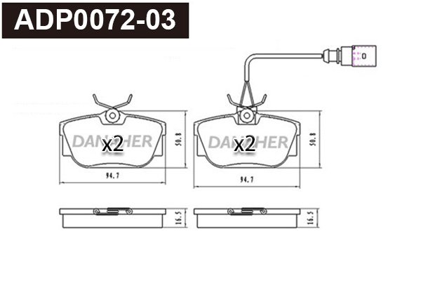 DANAHER ADP0072-03