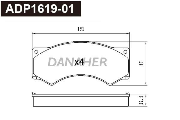 DANAHER ADP1619-01