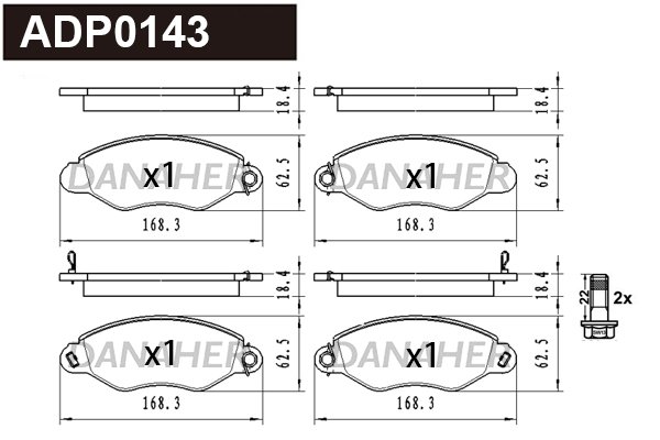 DANAHER ADP0143 DANAHER ADP0143