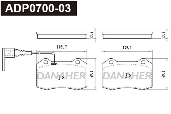 DANAHER ADP0700-03 DANAHER ADP0700-03