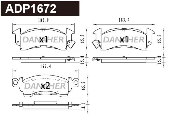 DANAHER ADP1672