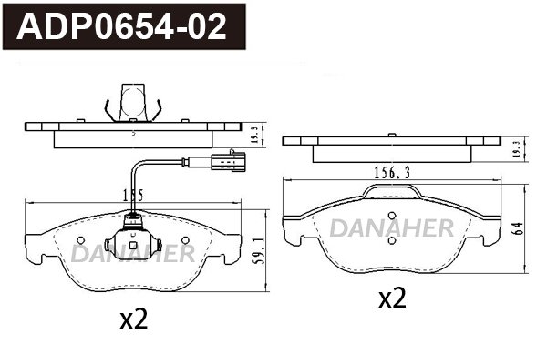 DANAHER ADP0654-02