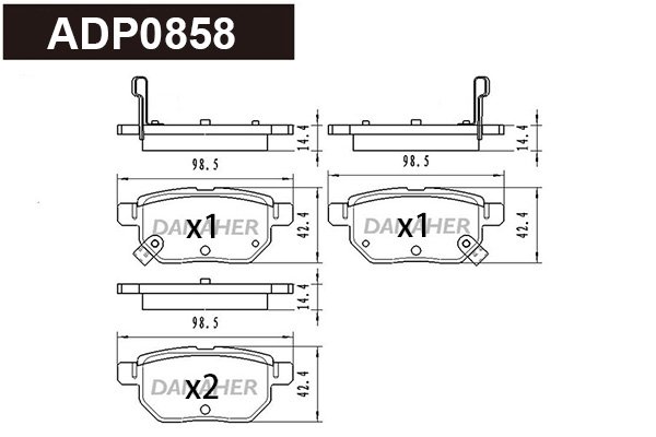 DANAHER ADP0858