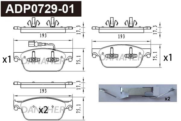 DANAHER ADP0729-01