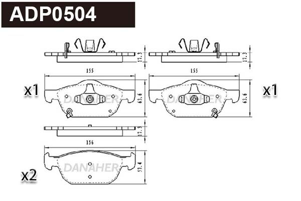 DANAHER ADP0504 DANAHER ADP0504