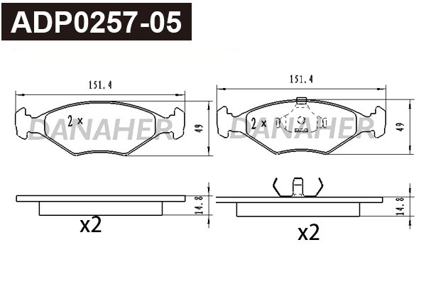 DANAHER ADP0257-05