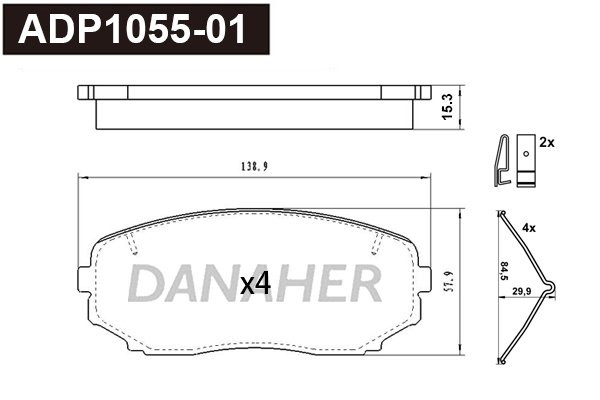 DANAHER ADP1055-01