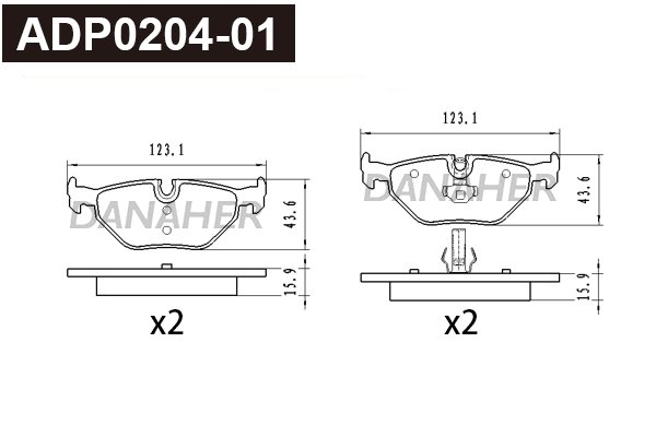 DANAHER ADP0204-01