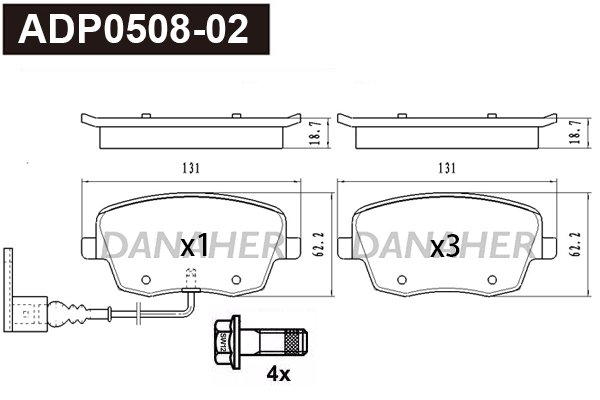 DANAHER ADP0508-02