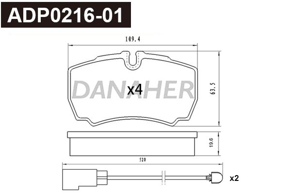 DANAHER ADP0216-01