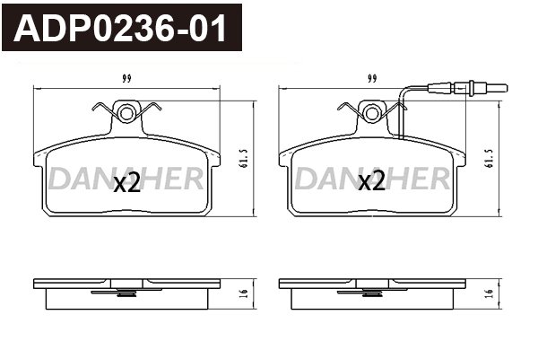 DANAHER ADP0236-01 DANAHER ADP0236-01