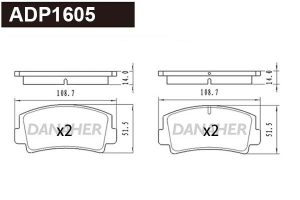 DANAHER ADP1605