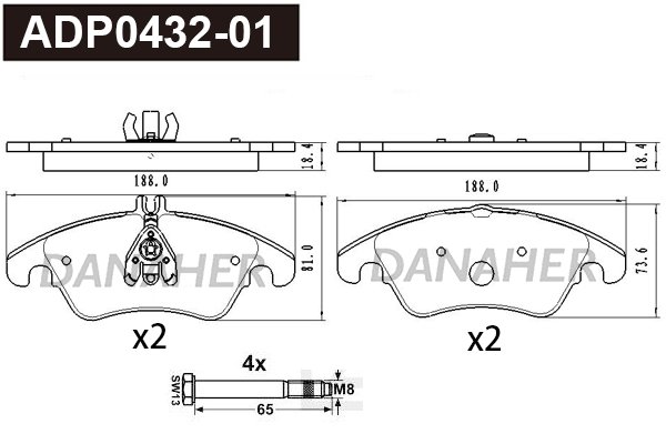 DANAHER ADP0432-01