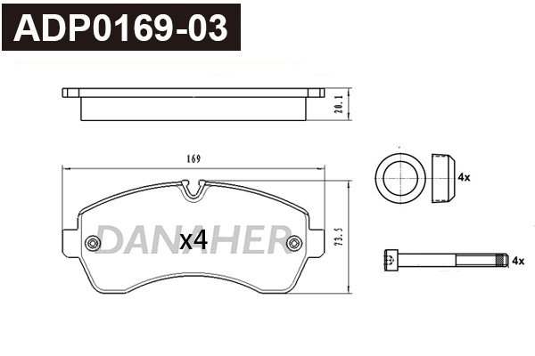 DANAHER ADP0169-03